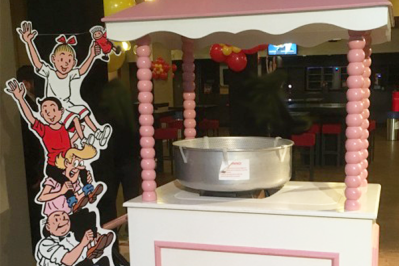 Suikerspinkraam huren in Uden